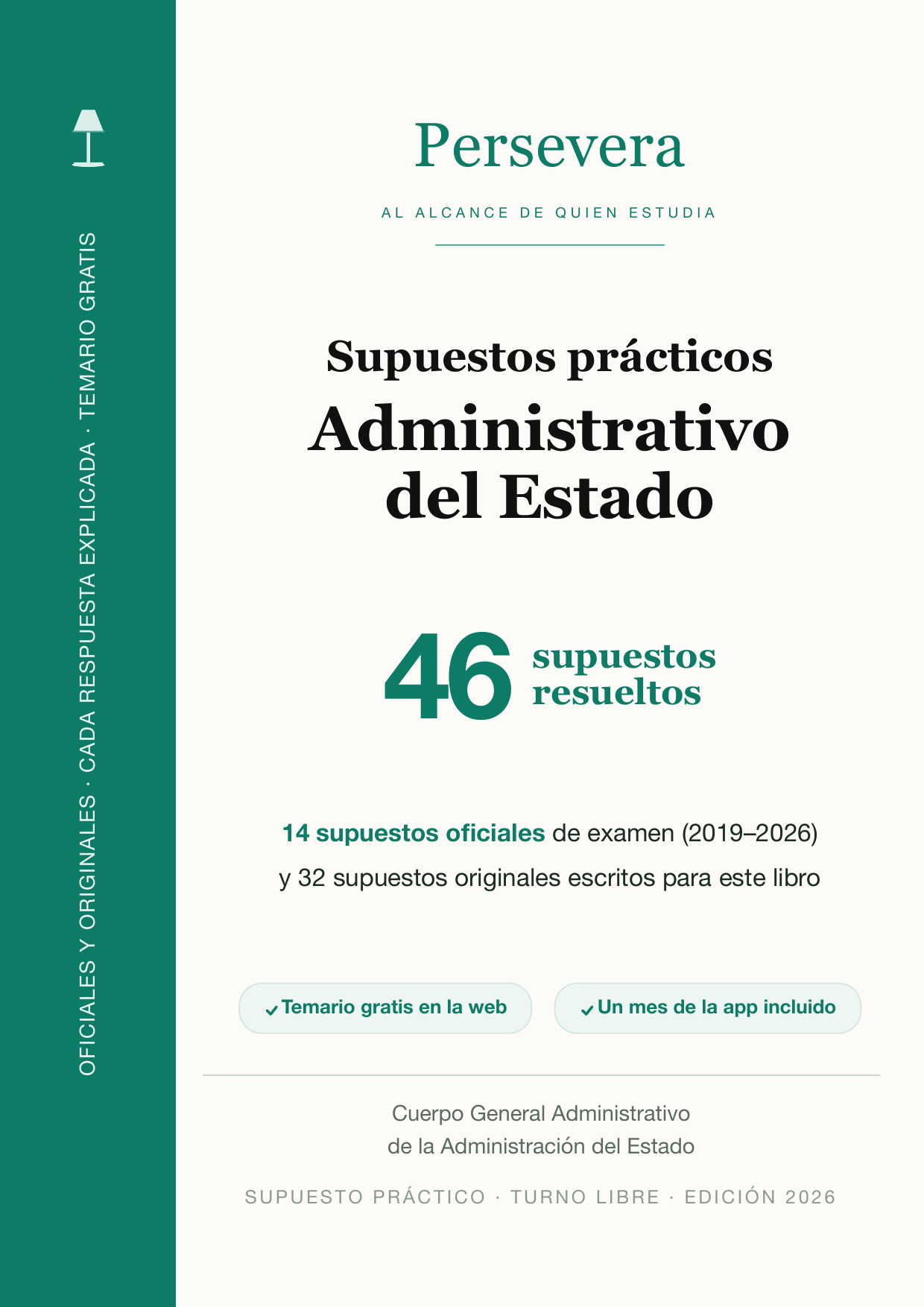 Cubierta · Administrativo del Estado · Supuestos prácticos