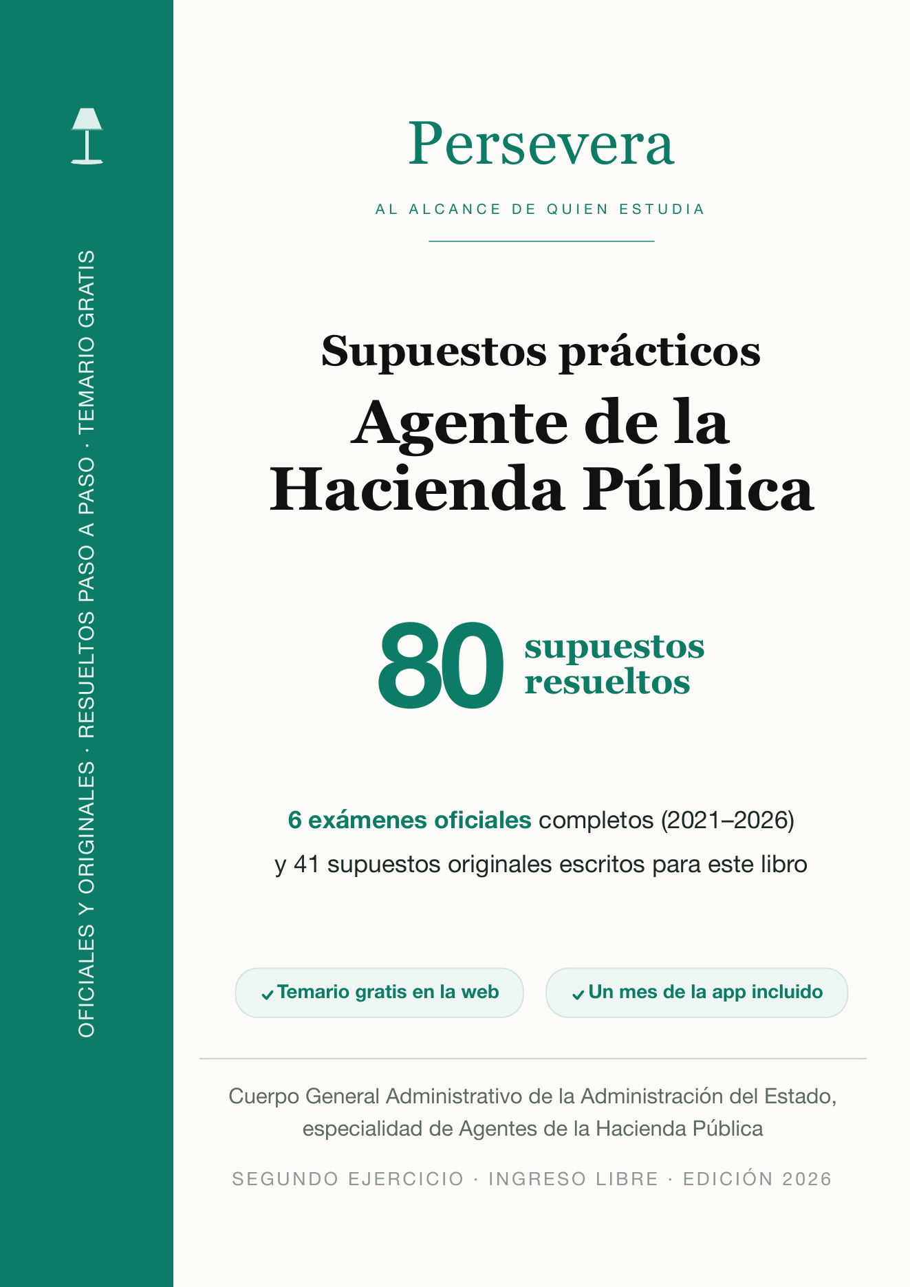 Cubierta · Agente de la Hacienda Pública · Supuestos prácticos